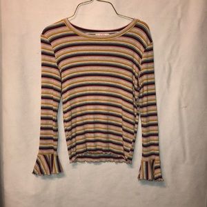 Multi colored GB Girls long sleeve blouse.